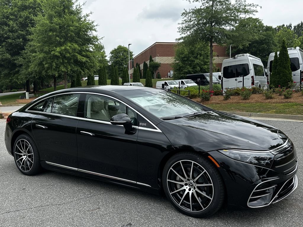New 2026 Obsidian Black Metallic Mercedes-Benz EQS 450 image 2