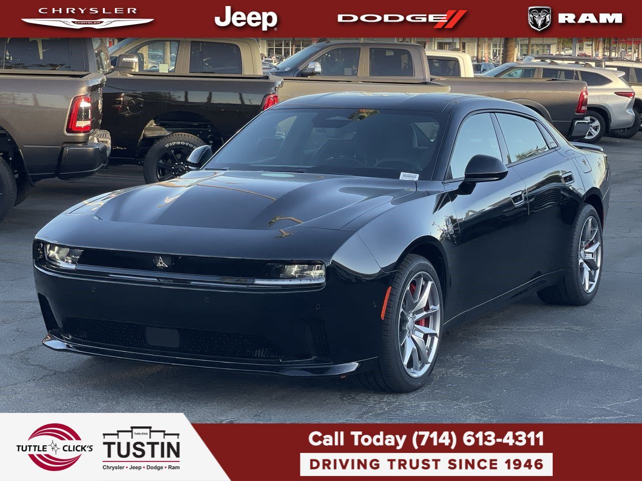 New 2026 Diamond Black Crystal Pearlcoat Dodge Scat Pack image 3