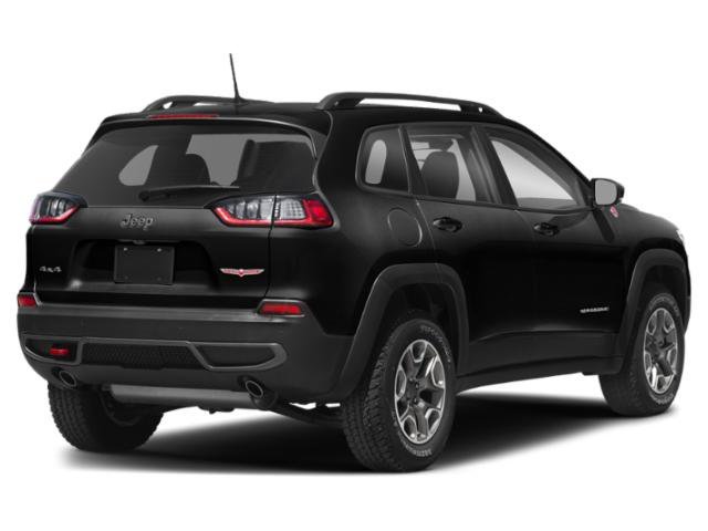 Used 2021 Diamond Black Crystal Pearlcoat Jeep Trailhawk image 2