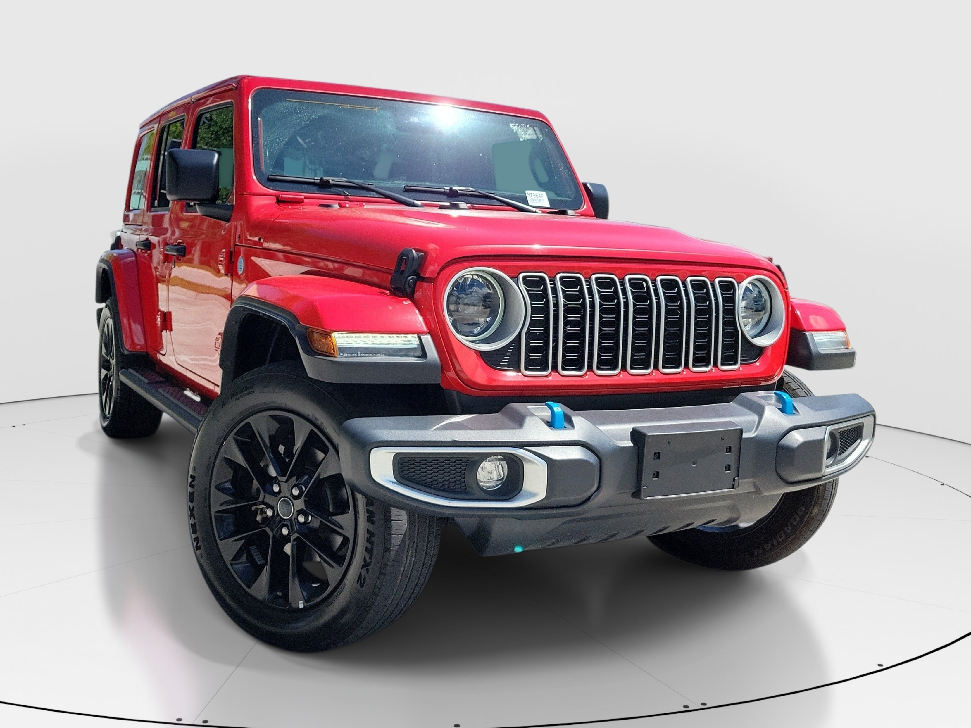 Used 2024 Firecracker Red Clearcoat Jeep Sahara image 2