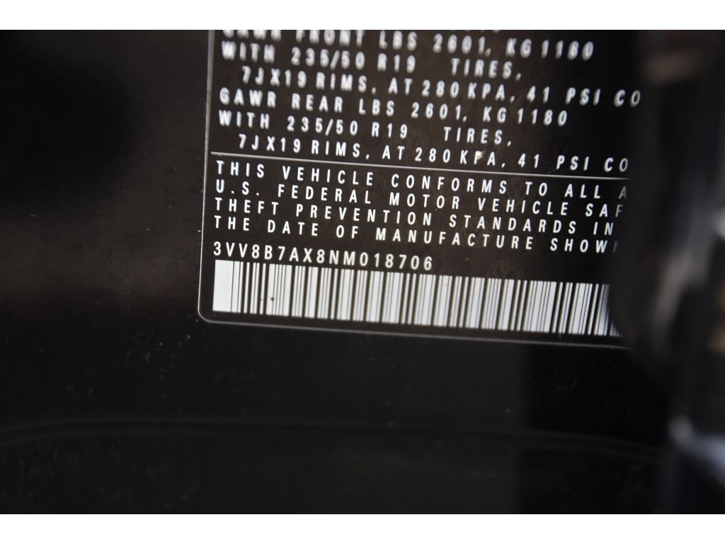 Used 2022 Deep Black Pearl Volkswagen SE R-Line Black image 28