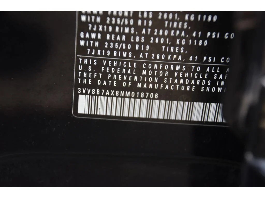 Used 2022 Deep Black Pearl Volkswagen SE R-Line Black image 28