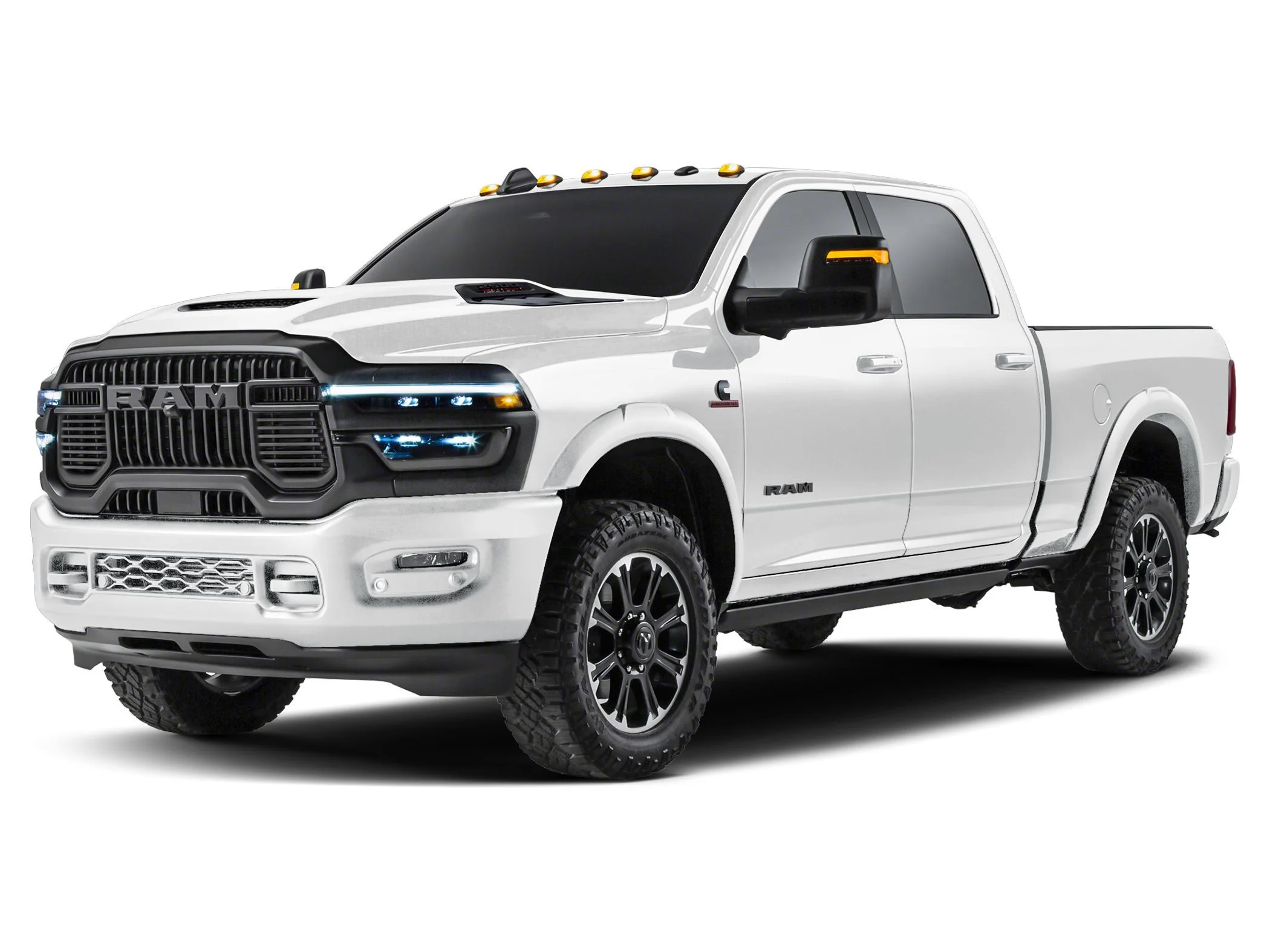 New 2026 Bright White Ram REBEL CREW CAB 4X4 6