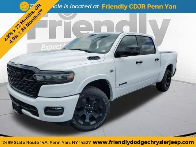 New 2026 Bright White Clear-Coat Exterior Paint RAM Big Horn/Lone Star image 1