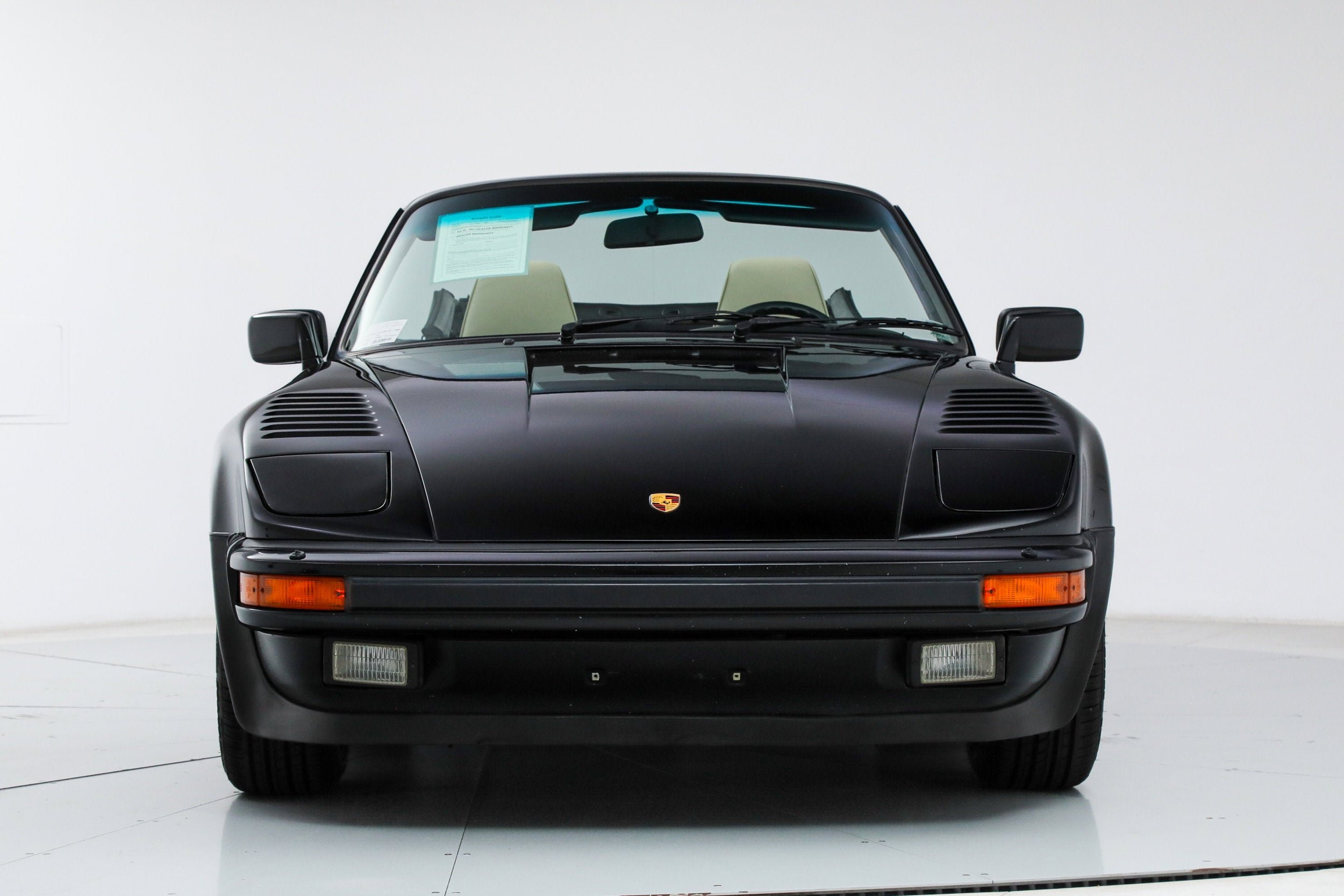 Used 1989 Black Porsche Turbo Cabriolet Slantnose image 21