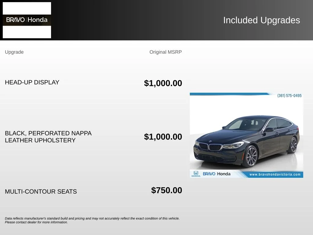 Used 2019 Black BMW 640 Gran Turismo i xDrive image 5
