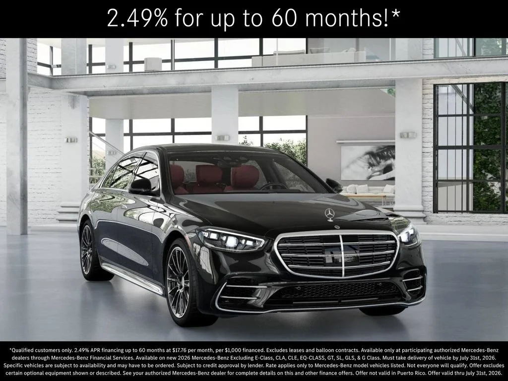 New 2026 Obsidian Black Metallic Mercedes-Benz S 580 image 51