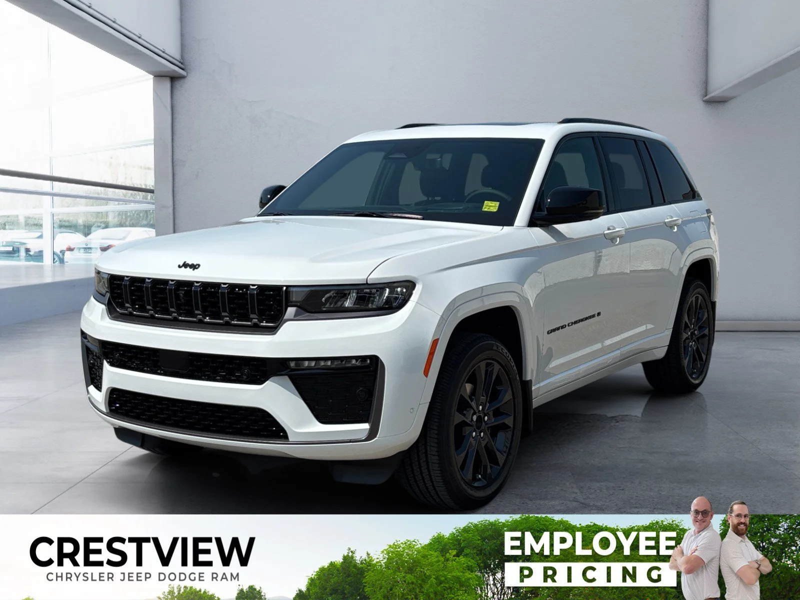 New 2026 Bright White Jeep Limited Reserve image 1