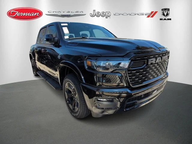 New 2026 Diamond Black Crystal Pearl-Coat Exterior Paint RAM Big Horn/Lone Star image 1