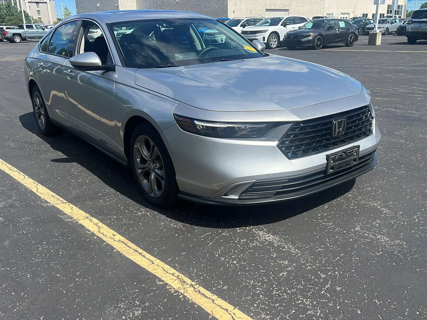 Used 2024 Solar Silver Metallic Honda EX image 11