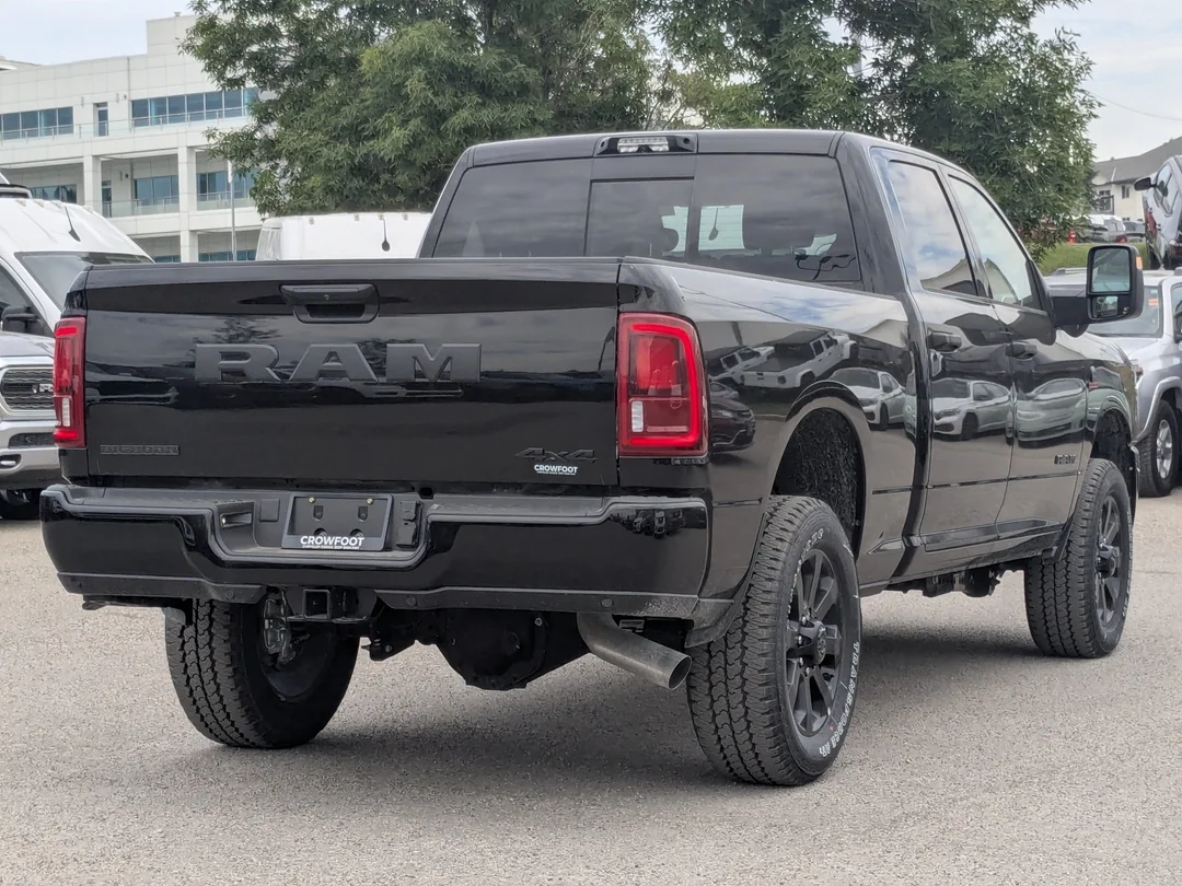 New 2026 Black RAM Big Horn - - 6.7L Cummins HO Diesel - 5th Wheel Prep - Night Edition - Level 2 Plus Grp & More! image 8