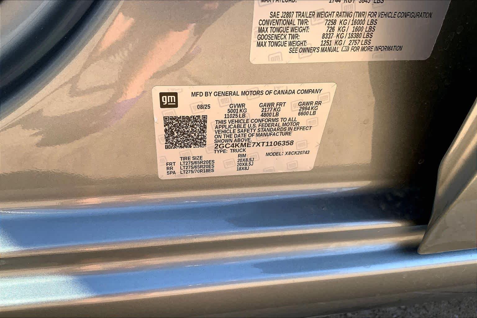 Used 2026 Sterling Gray Metallic Chevrolet Custom image 65