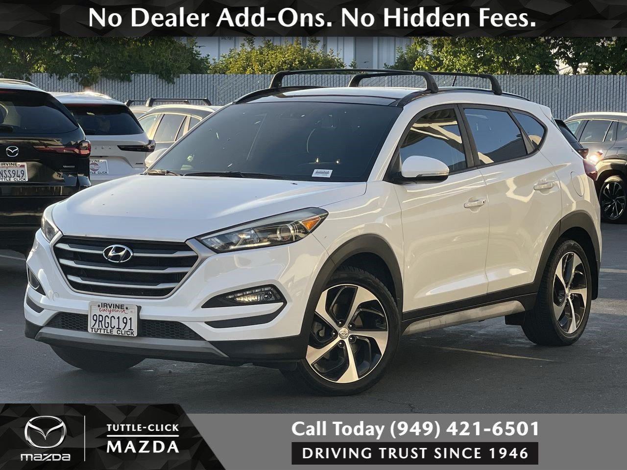 Used 2017 Winter White Hyundai Value image 1