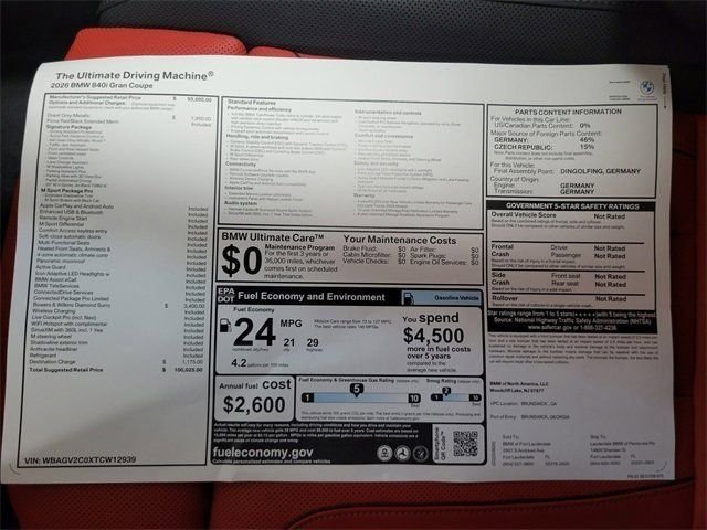 2026 BMW 8 Series 840i - Photo 14