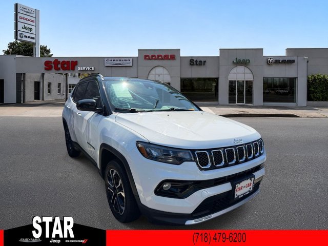 Certified Used 2023 Bright White Clearcoat Jeep Limited image 1