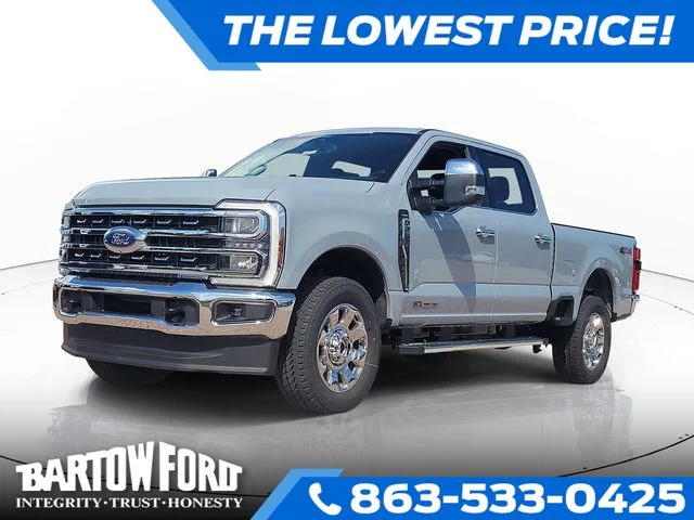 New 2026 Gray Metallic Ford Lariat image 1