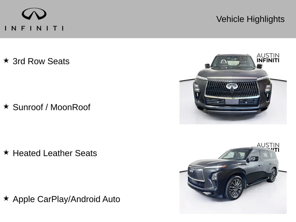 Certified Used 2026 Black INFINITI AUTOGRAPH image 3