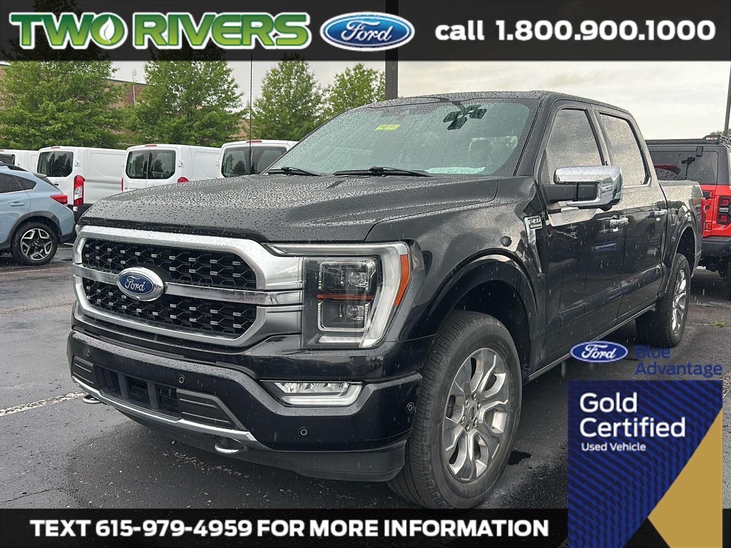 Certified Used 2022 Agate Black Ford Platinum image 1