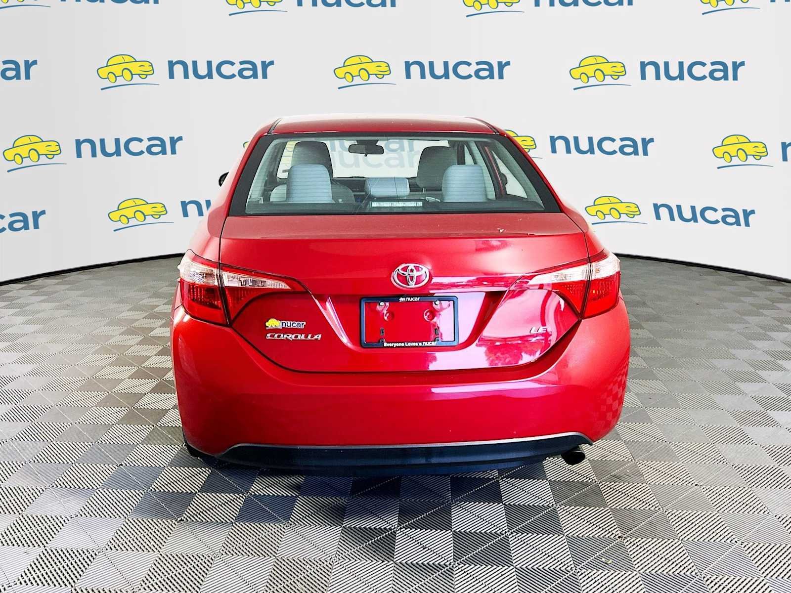 Used 2017 Barcelona Red Metallic Toyota LE image 6