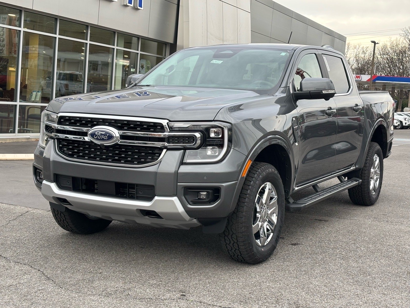 New 2025 Carbonized Gray Metallic Ford LARIAT® image 1