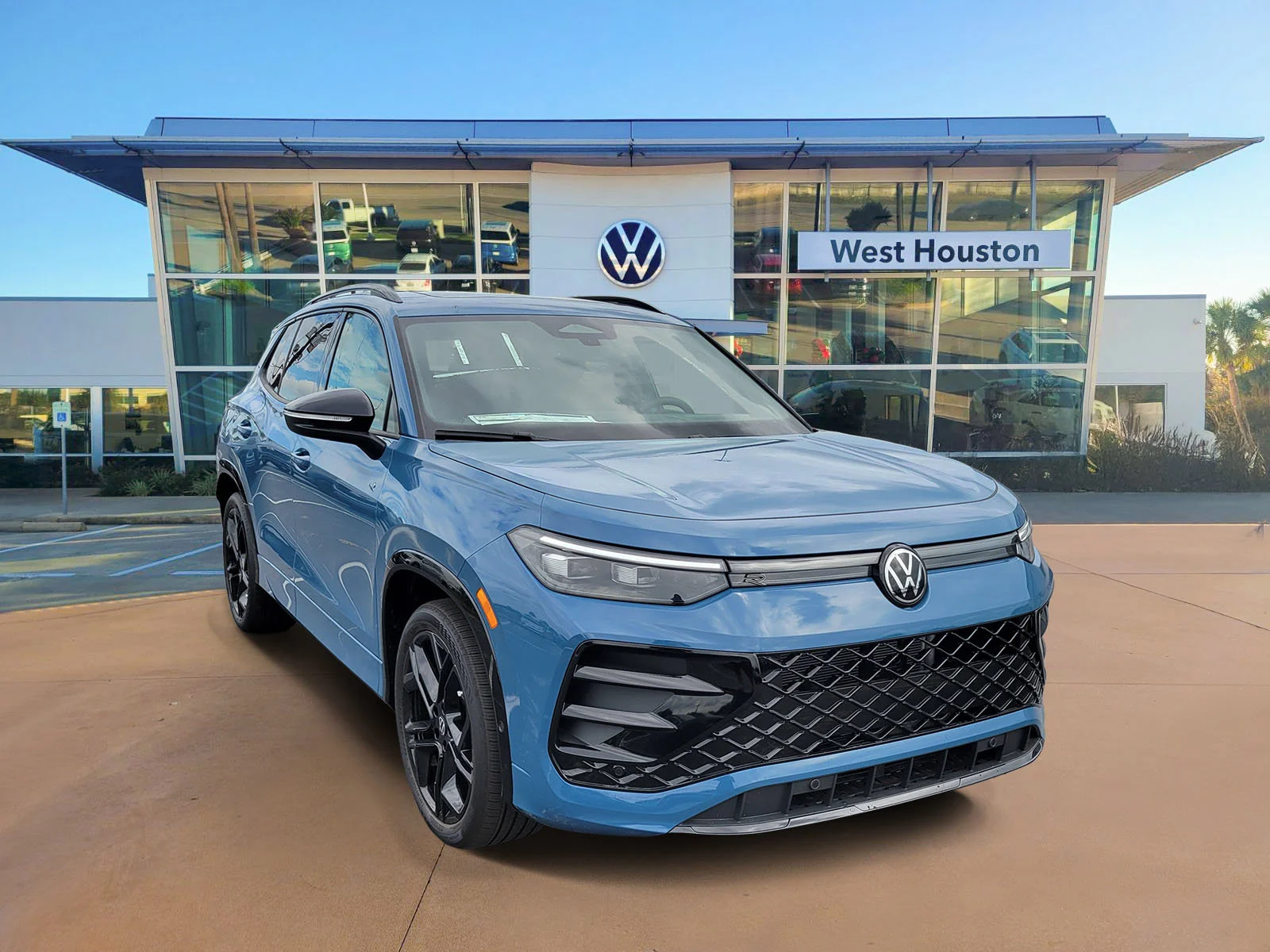 New 2026 Blue Volkswagen SE R-Line Black image 2