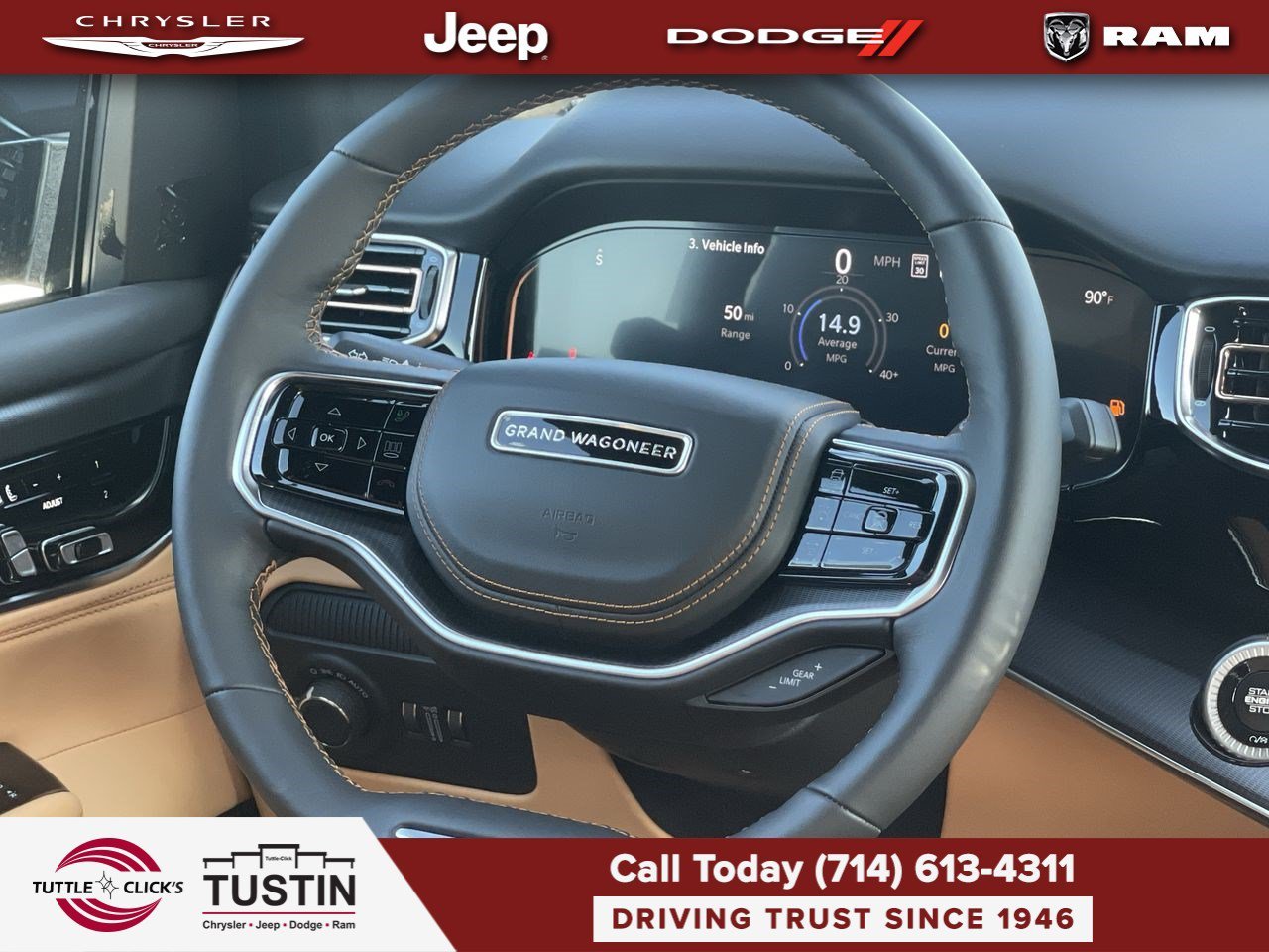 New 2026 Bright White Clear-Coat Exterior Paint Jeep Summit Reserve image 15