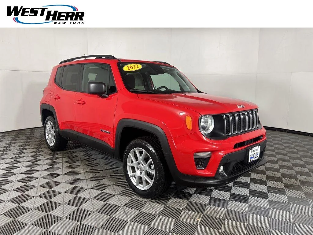 Used 2022 Colorado Red Clearcoat Jeep Latitude image 1
