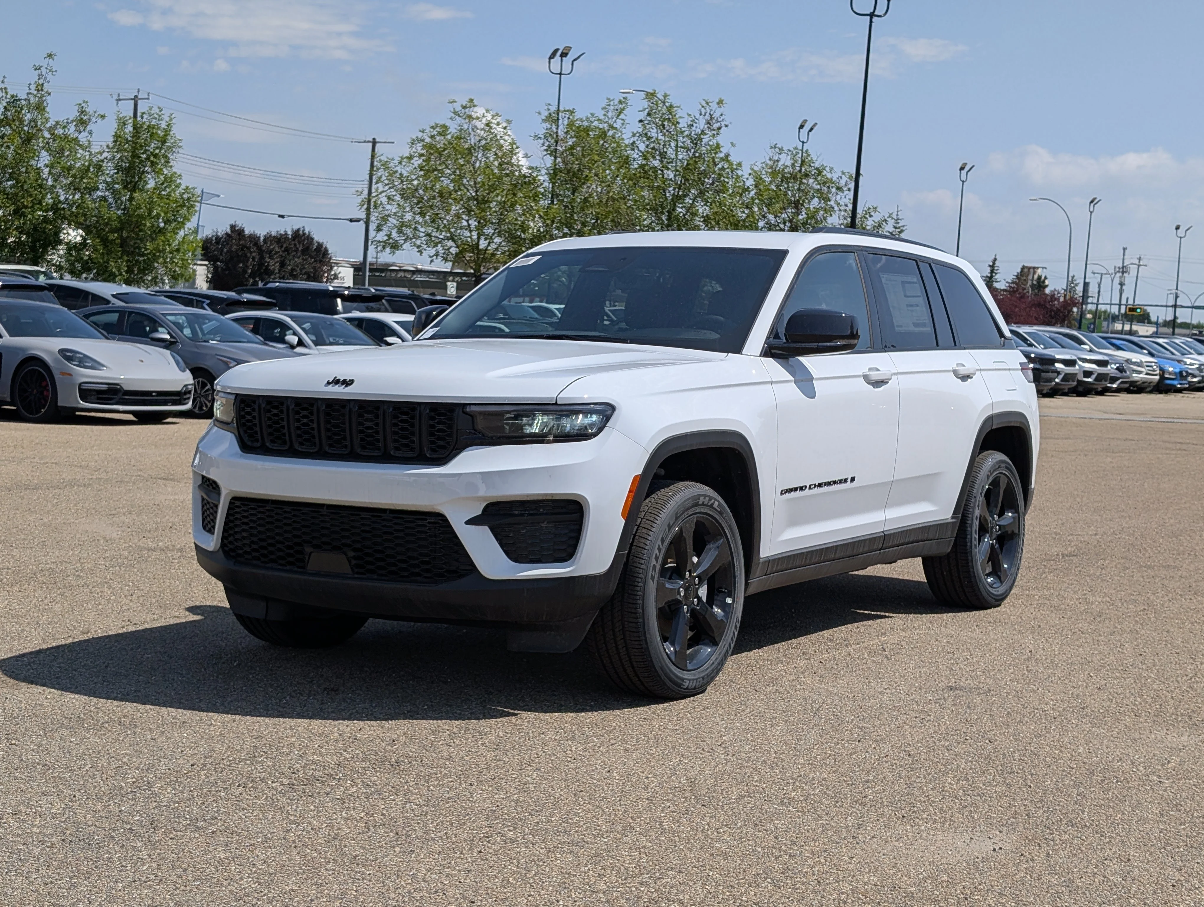 New 2025 Bright White Jeep Altitude image 2