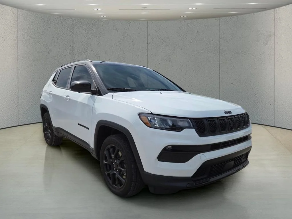 Certified Used 2023 Bright White Clearcoat Jeep Altitude image 13