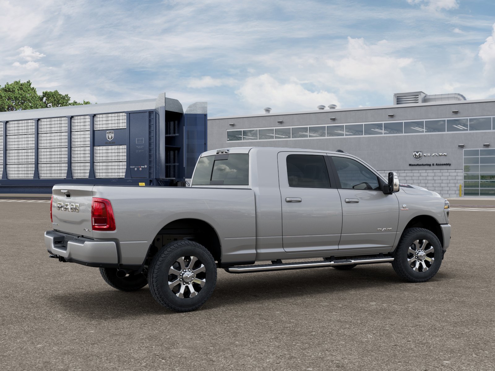 New 2026 Silver-Zynith Exterior Paint RAM LARAMIE image 2
