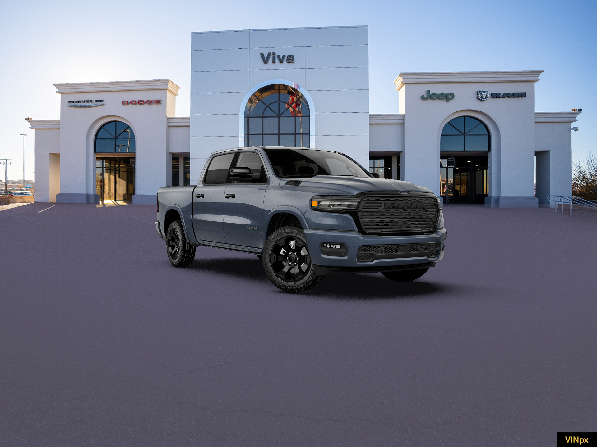 New 2027 Forged Blue Metallic RAM BIG HORN image 6