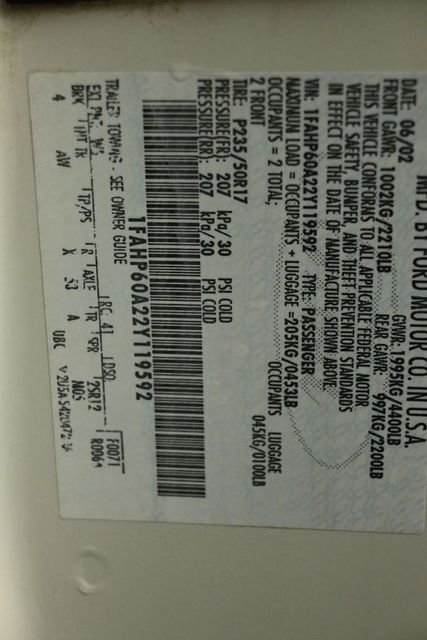 2002 FORD THUNDERBIRD - Image 26