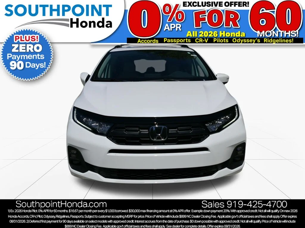 New 2026 Platinum White Pearl Honda EX-L image 2