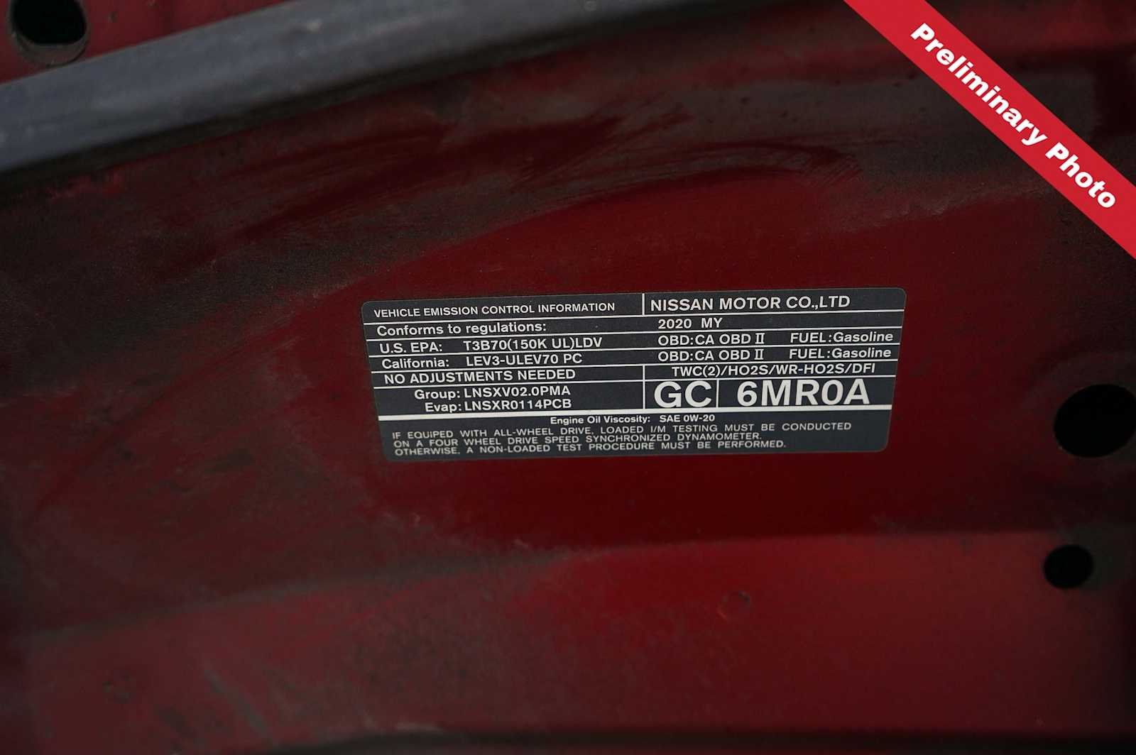 Used 2020 Scarlet Ember Tintcoat Nissan SV image 20