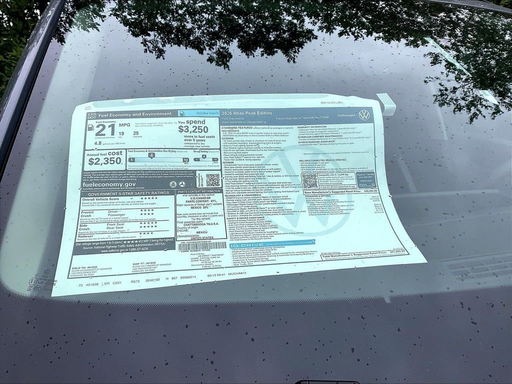 New 2026 Gray Volkswagen 2.0T Peak Edition image 16