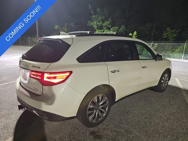 Used 2014 White Acura 3.5L Technology Pkg w/Entertainment Pkg image 3