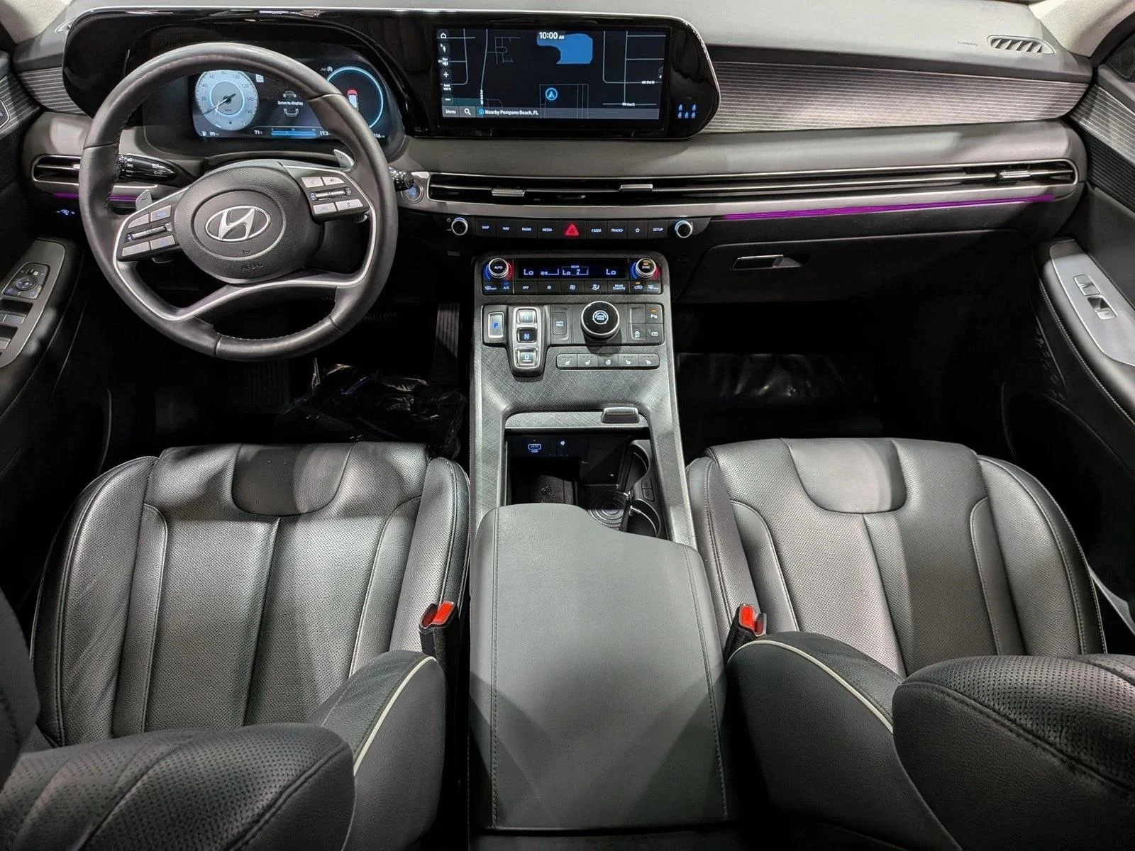 Used 2024 Abyss Black Pearl Hyundai Limited image 19