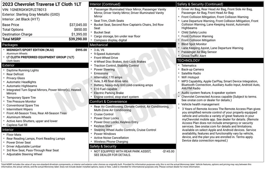 Used 2023 Gray Chevrolet LT image 36