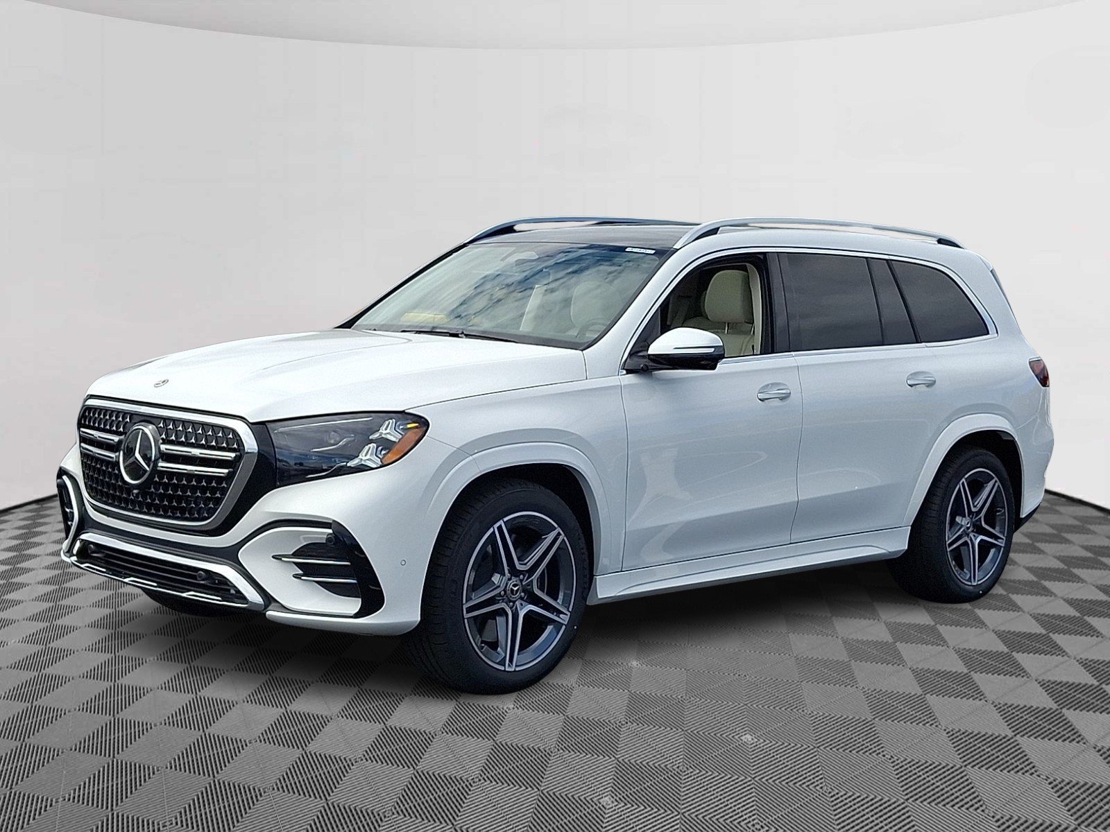 New 2027 Polar White Mercedes-Benz GLS 450 image 3