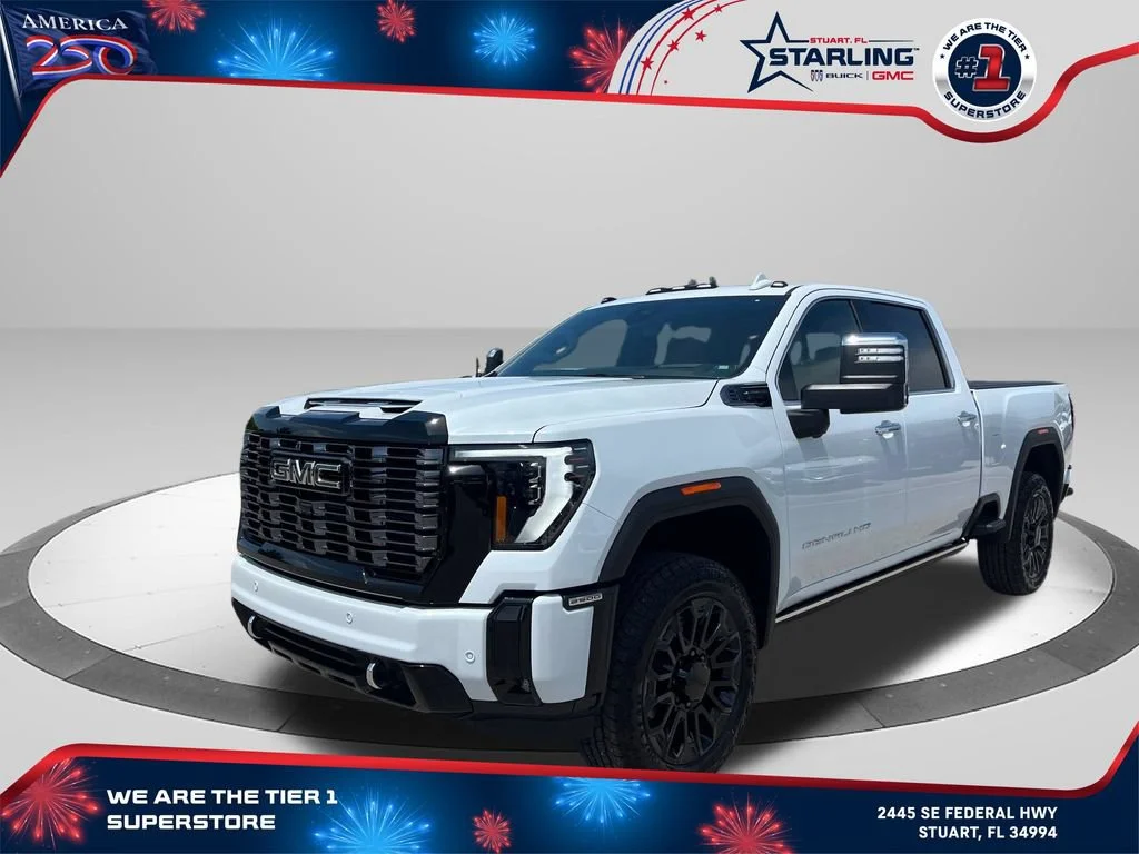 New 2026 Glacier White Tricoat GMC Denali Ultimate image 1