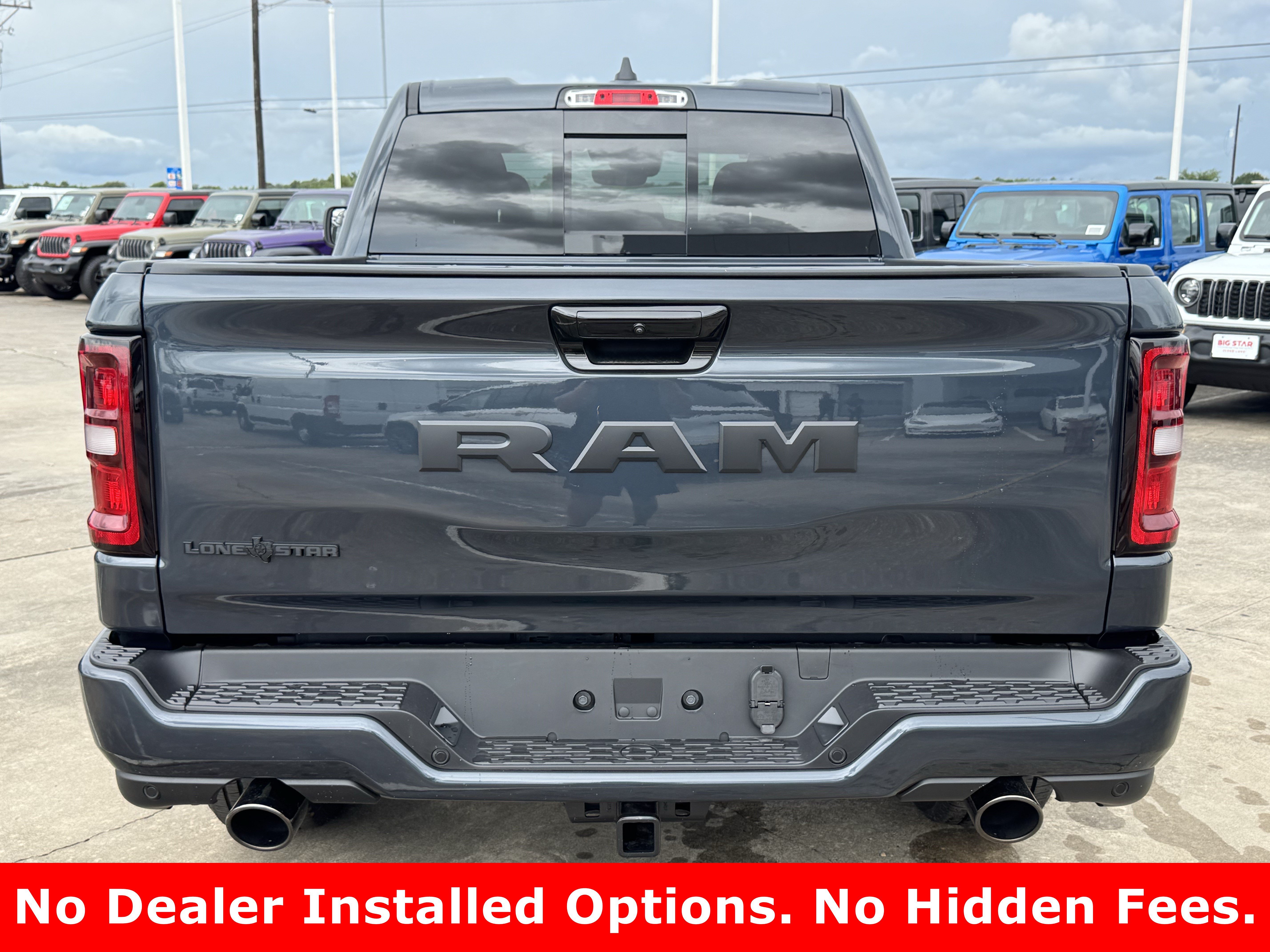 New 2026 Forged Blue Metallic Exterior Paint RAM Lone Star image 8