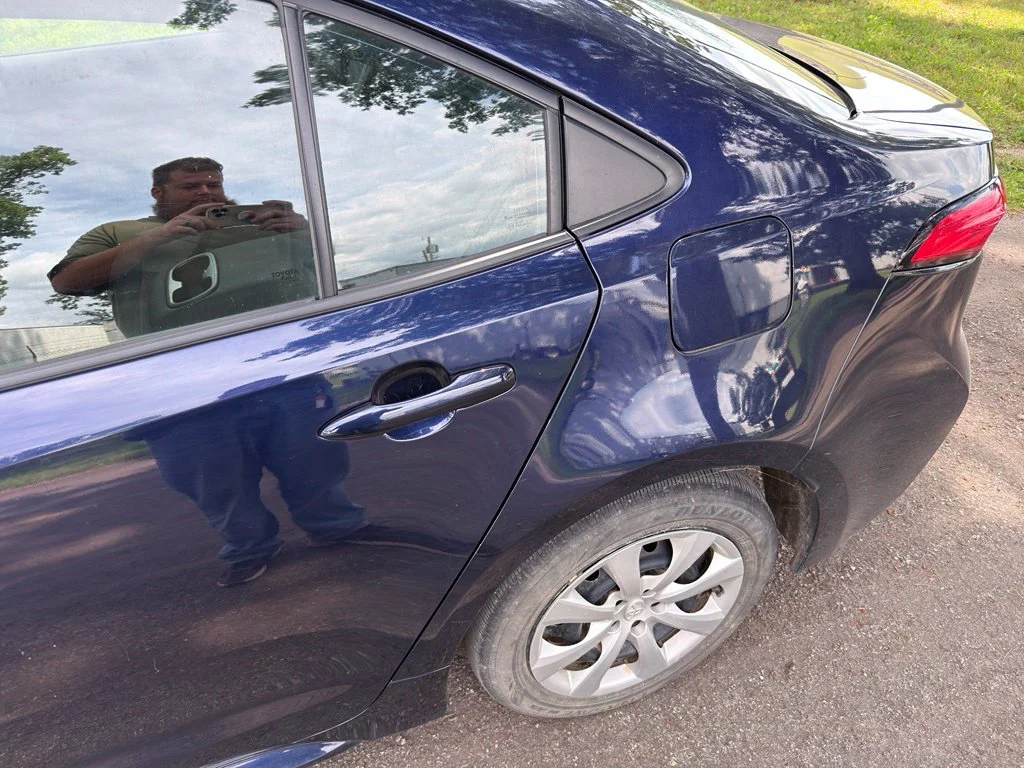 Used 2024 Blue Toyota LE image 15