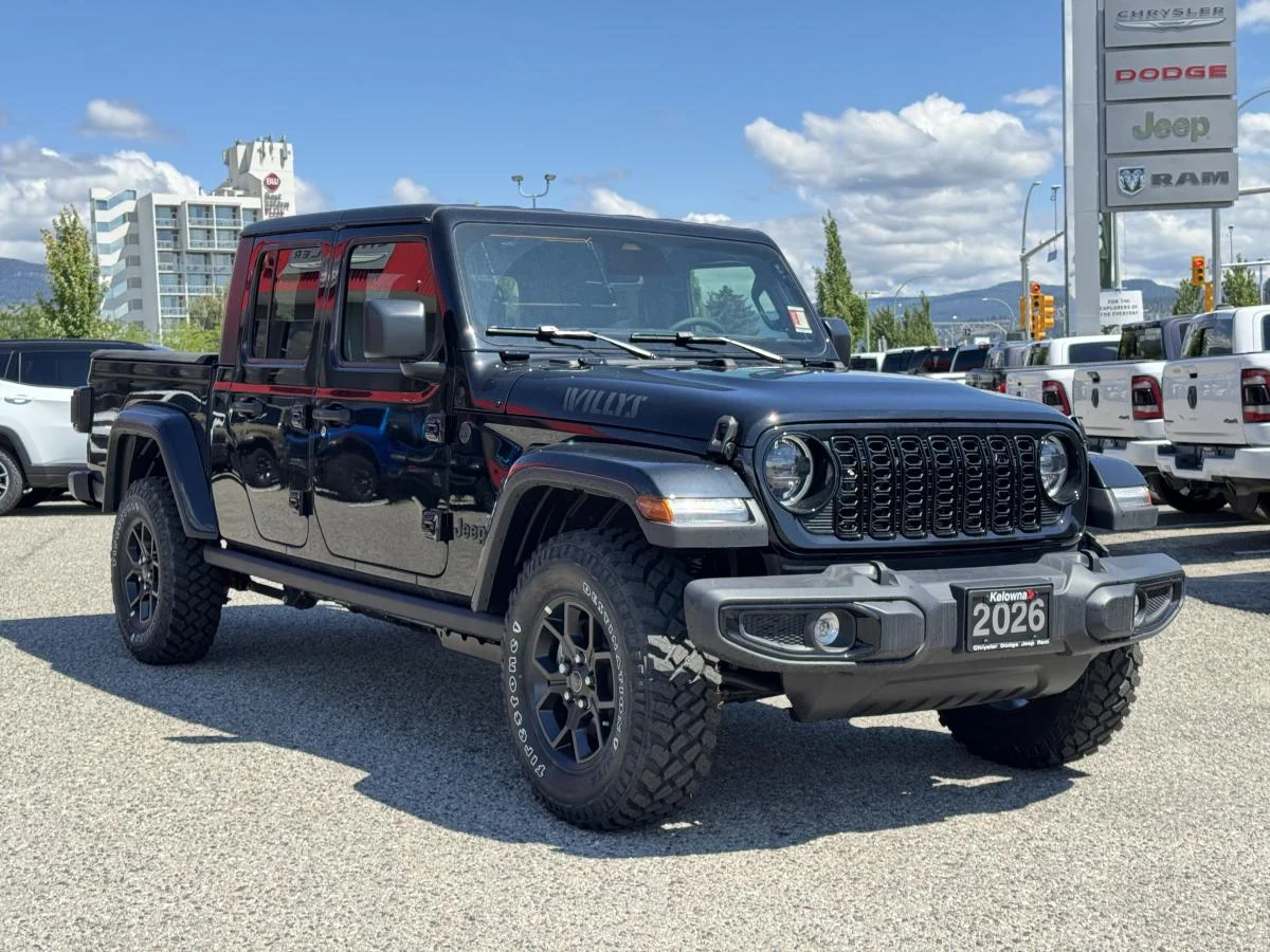 New 2026 Black Jeep Willys 4x4 image 3