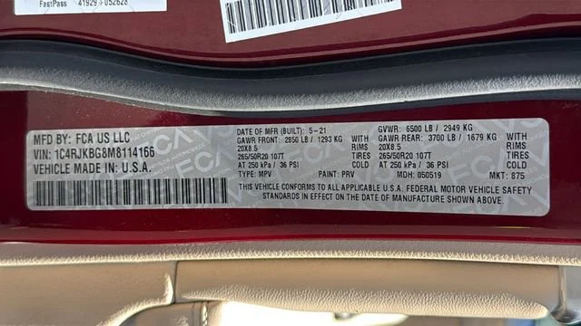 Used 2021 Red Jeep Limited 4x4 image 30