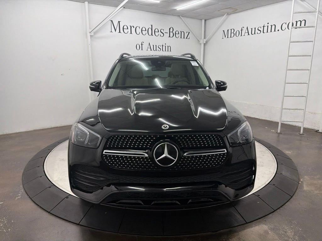 Certified Used 2022 Black Mercedes-Benz GLE 350 image 2