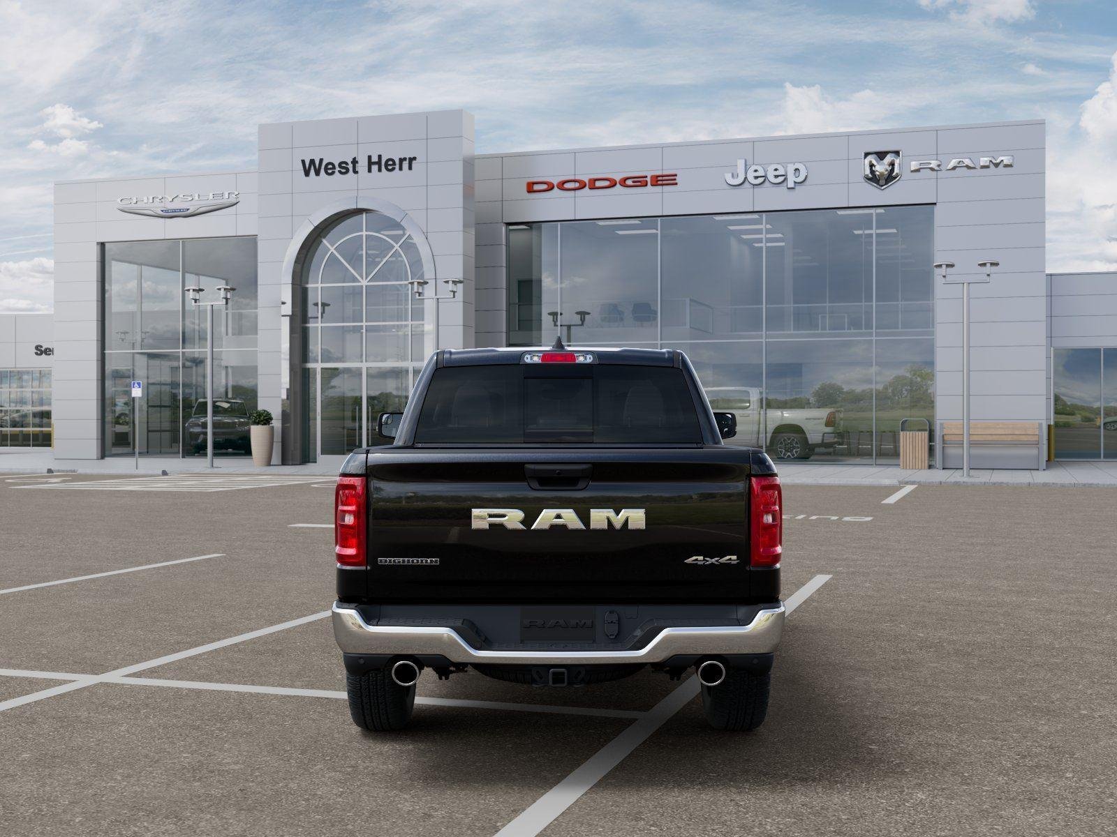 New 2026 Diamond Black Crystal Pearlcoat RAM RAM 1500 BIG HORN CREW CAB 4X4 image 7