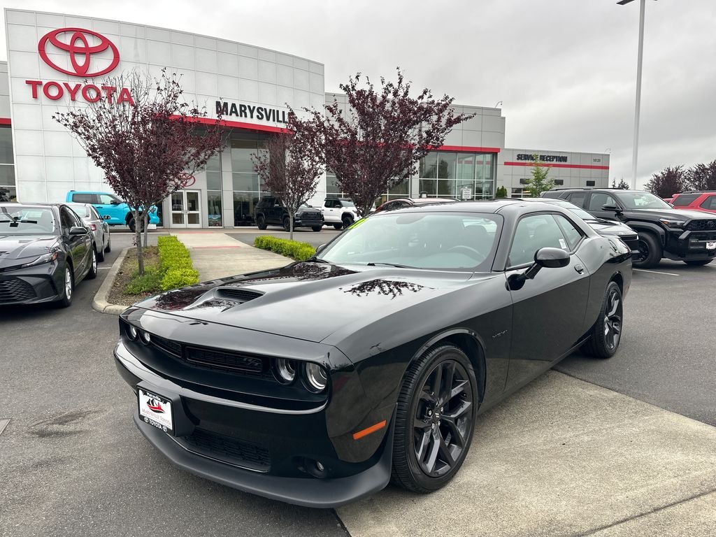 Used 2021 Pitch Black Clearcoat Dodge R/T image 1