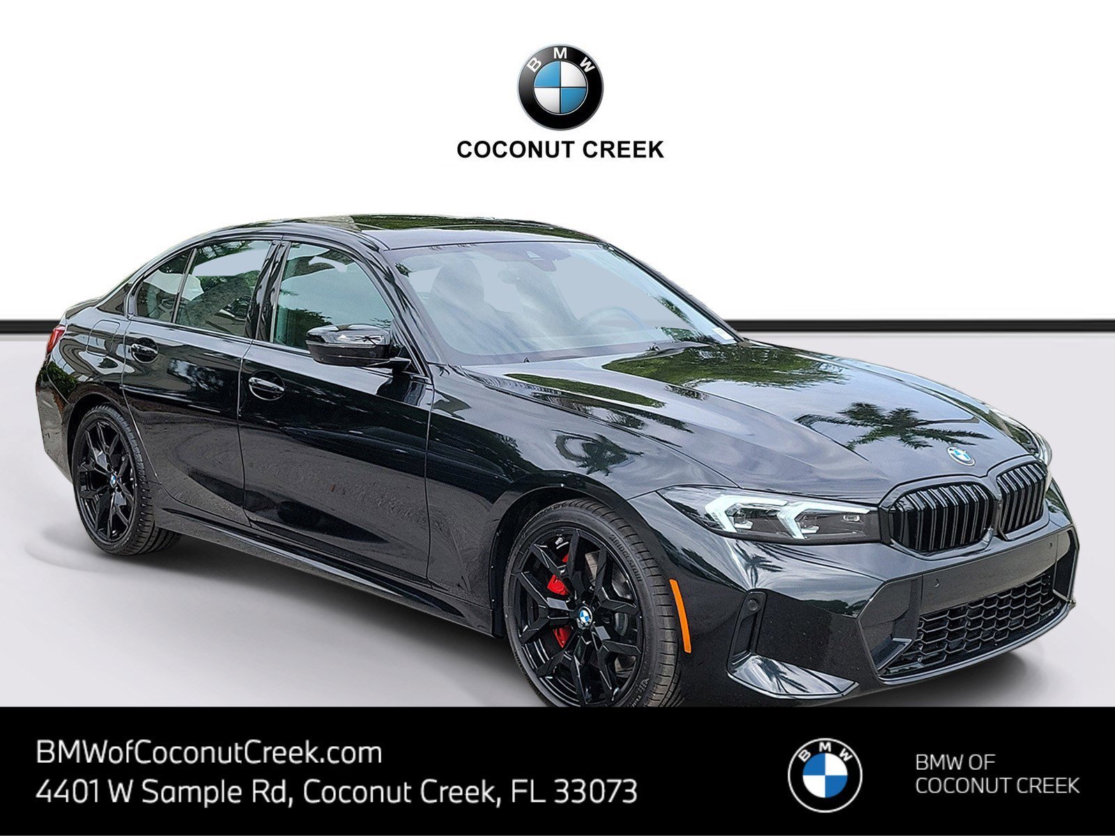 New 2026 Black Sapphire Metallic BMW 330i NA image 1