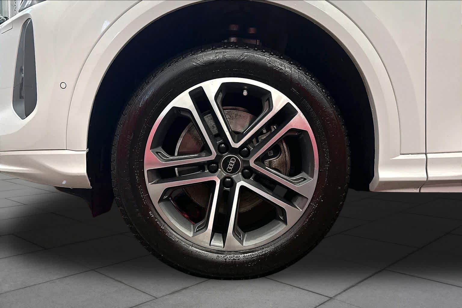 Used 2025 Glacier White Metallic Audi Premium Plus image 11