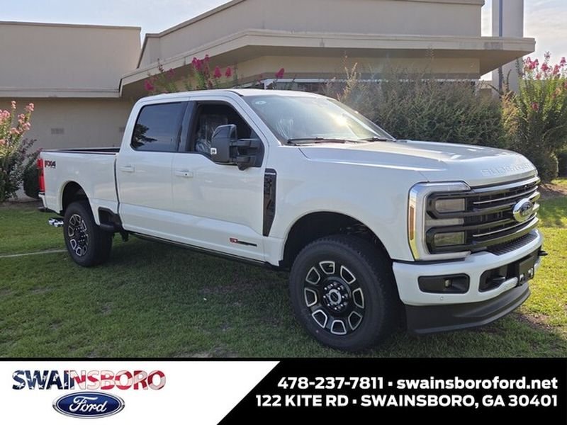 New 2026 Star White Metallic Tri-Coat Ford F-350® Platinum® image 1
